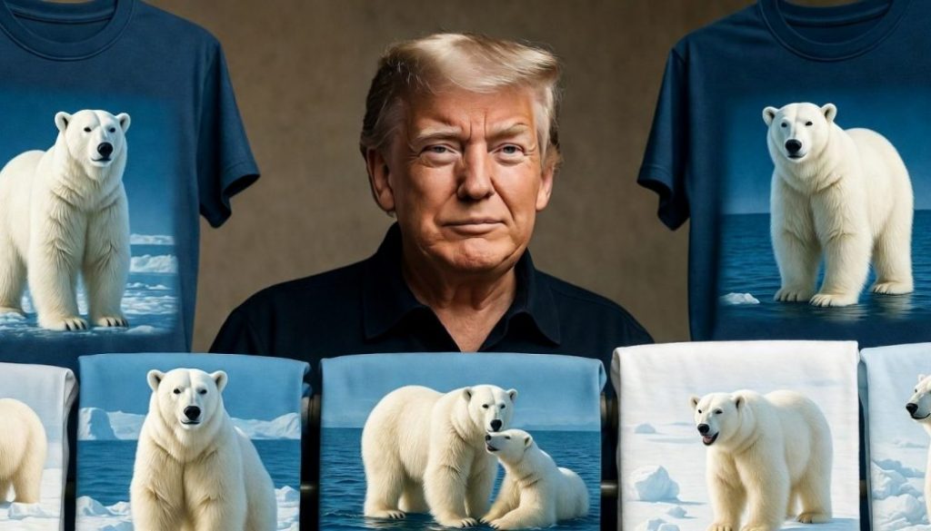 TRUMP-SELLING-POLAR-BEAR-T-SHIRTS