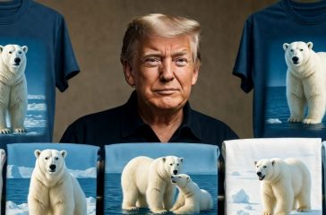 TRUMP-SELLING-POLAR-BEAR-T-SHIRTS