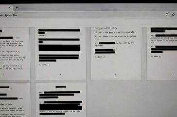 Epstein Files: Mostly Black Bars