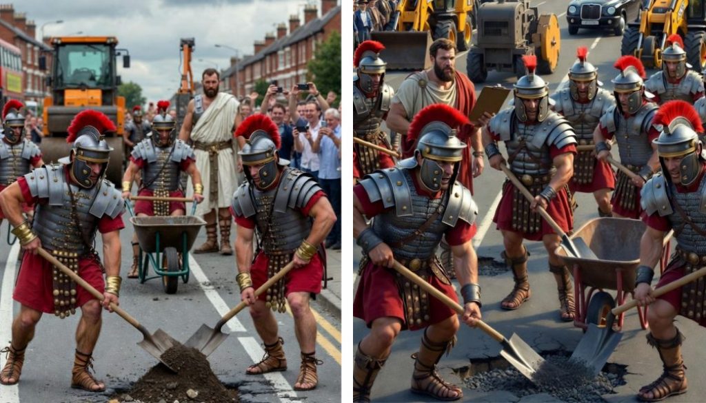 Romans Revived to Rescue Britain's Battered Roads