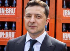 Scotland Stands with Ukraine by Sending Zelensky Irn Bru, Deep-fried Mars Bars – and Extra Coke!