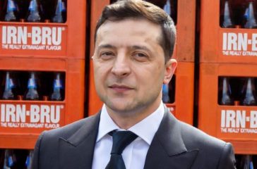 Scotland Stands with Ukraine by Sending Zelensky Irn Bru, Deep-fried Mars Bars – and Extra Coke!