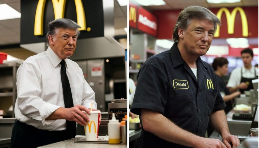 Donald Trump Buys McDonald's Chain and Promises to Serve Up 'Bigly' Changes for America