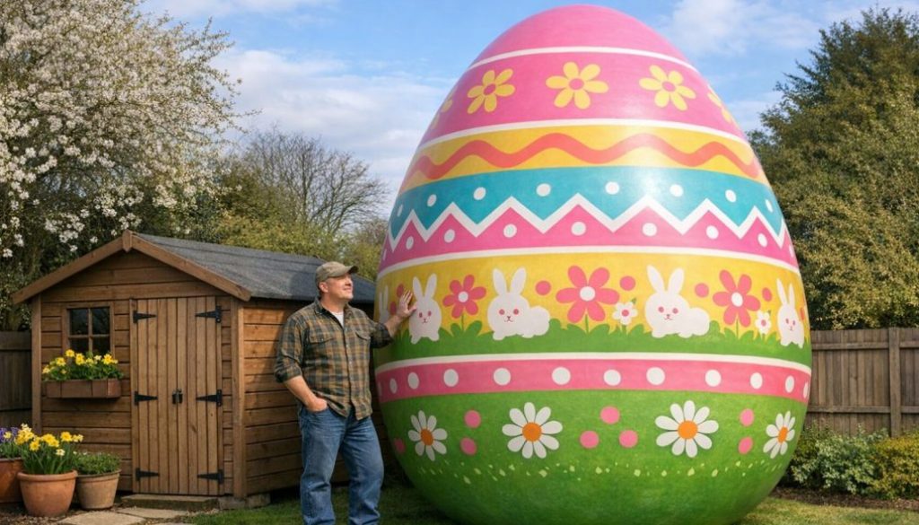 Giant Easter Egg’s Palm Oil Could Power Your House—And Your Guilt Trip