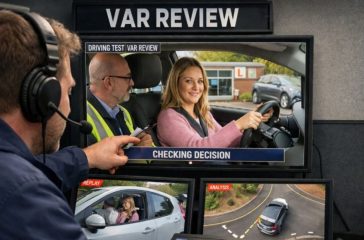 Local Man Calls for VAR After His Wife Passes Her Driving Test