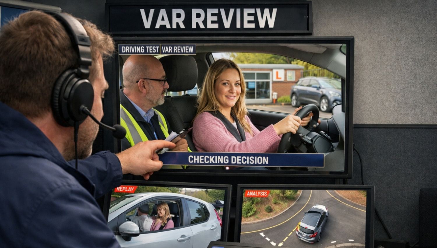 Local Man Calls for VAR After His Wife Passes Her Driving Test