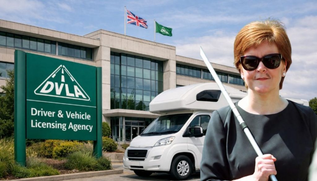 DVLA to Look Into Nicola Sturgeon’s Driving Licence After She Claims She Didn’t See a Motorhome Close Up